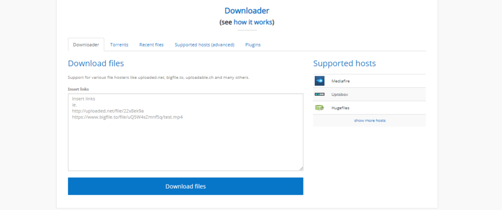 Torrent downloader 