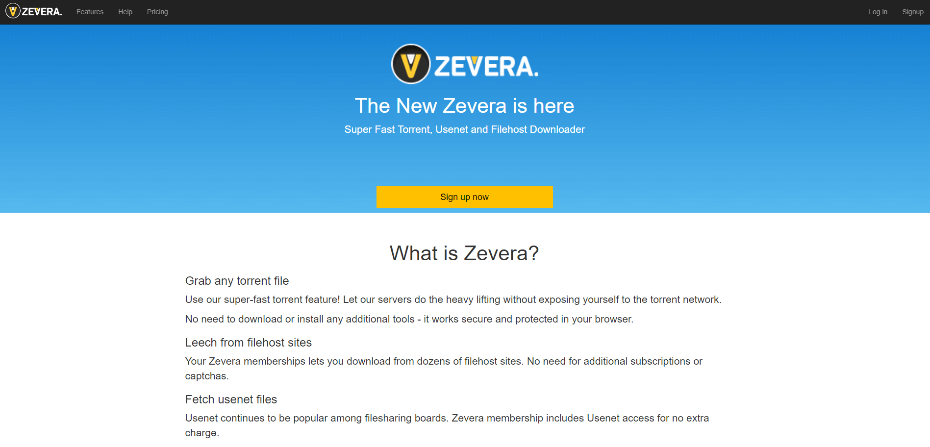 The Zevera design is simple, yet tells everything